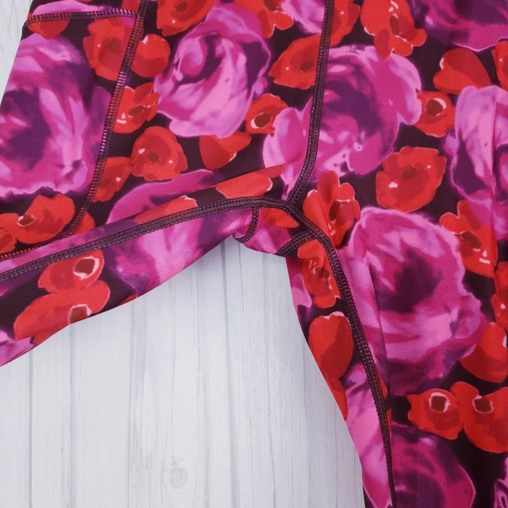 Kate‎ Spade Electric Rose Studio Legging Floral Small Multicolor